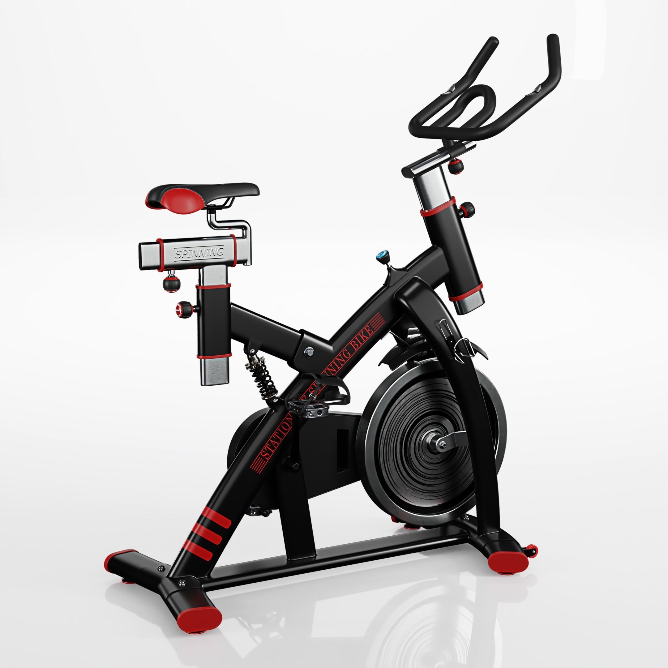Spinning Bike 3D model_4