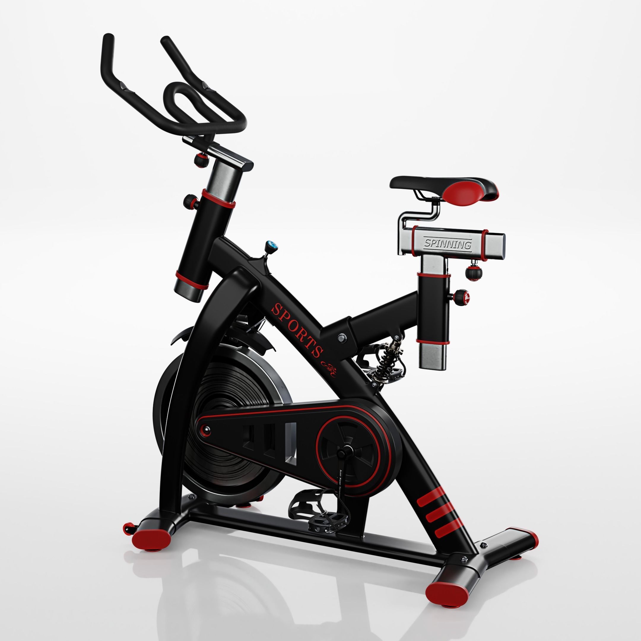 Spinning Bike 3D model_3