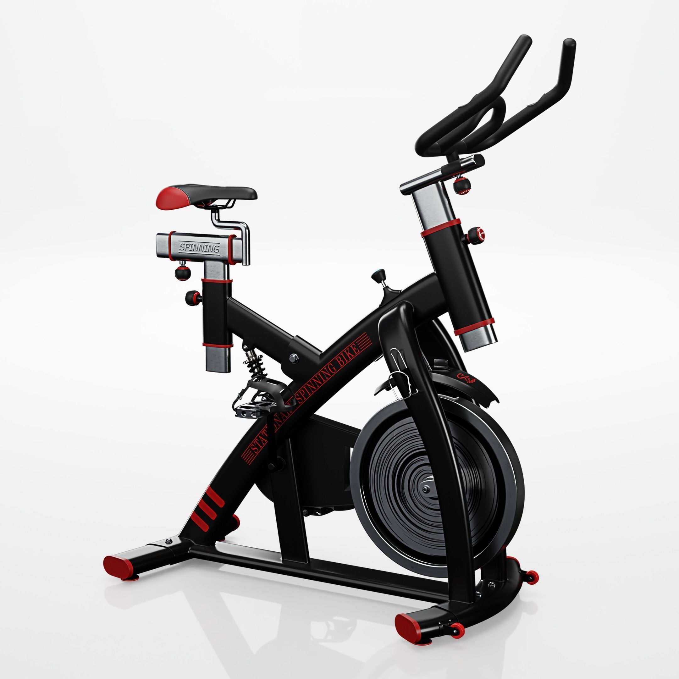 Spinning Bike 3D model_2