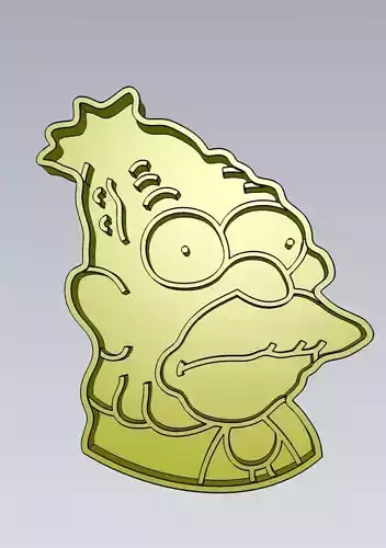 Wonderful Simpsons Character Abraham Simpson Cookie Cutter 