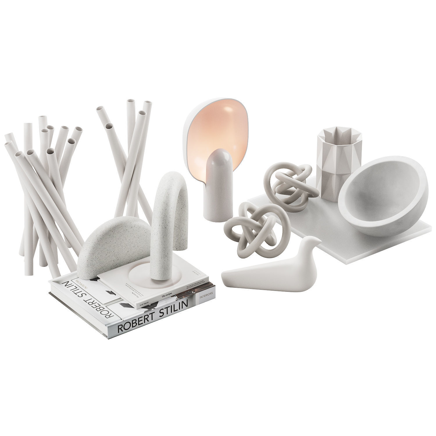 021 WHITE decorative pack PART 1 3D model_5