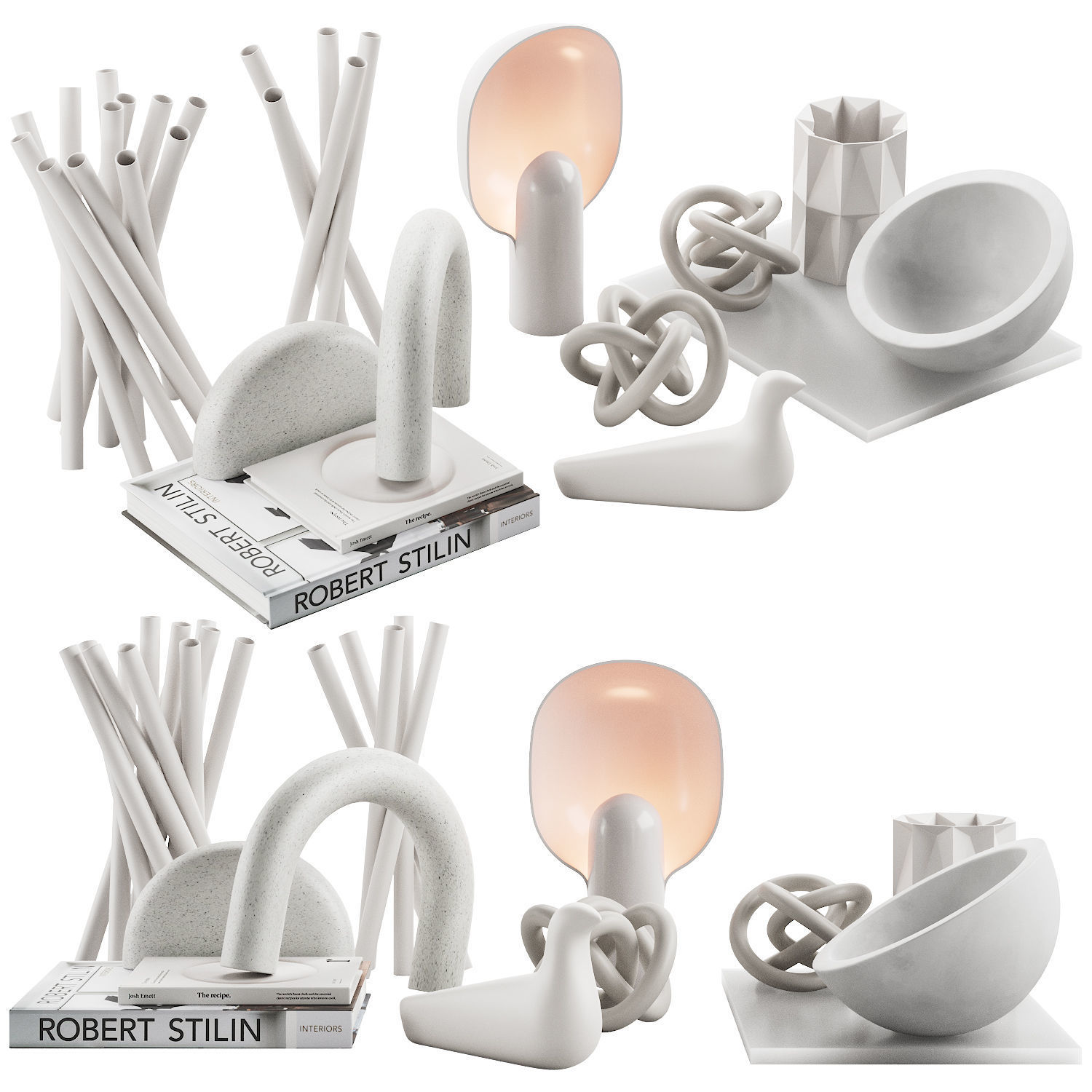 021 WHITE decorative pack PART 1 3D model_17