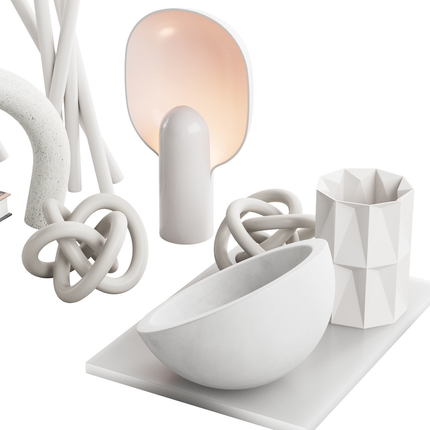 021 WHITE decorative pack PART 1 3D model_8