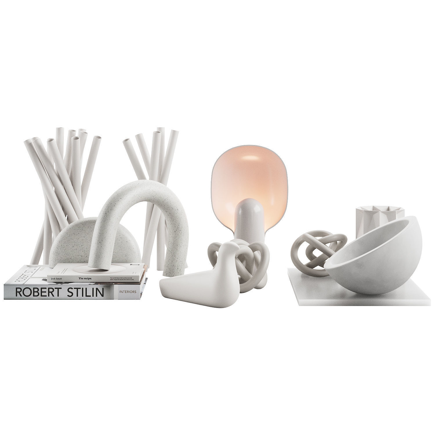 021 WHITE decorative pack PART 1 3D model_1