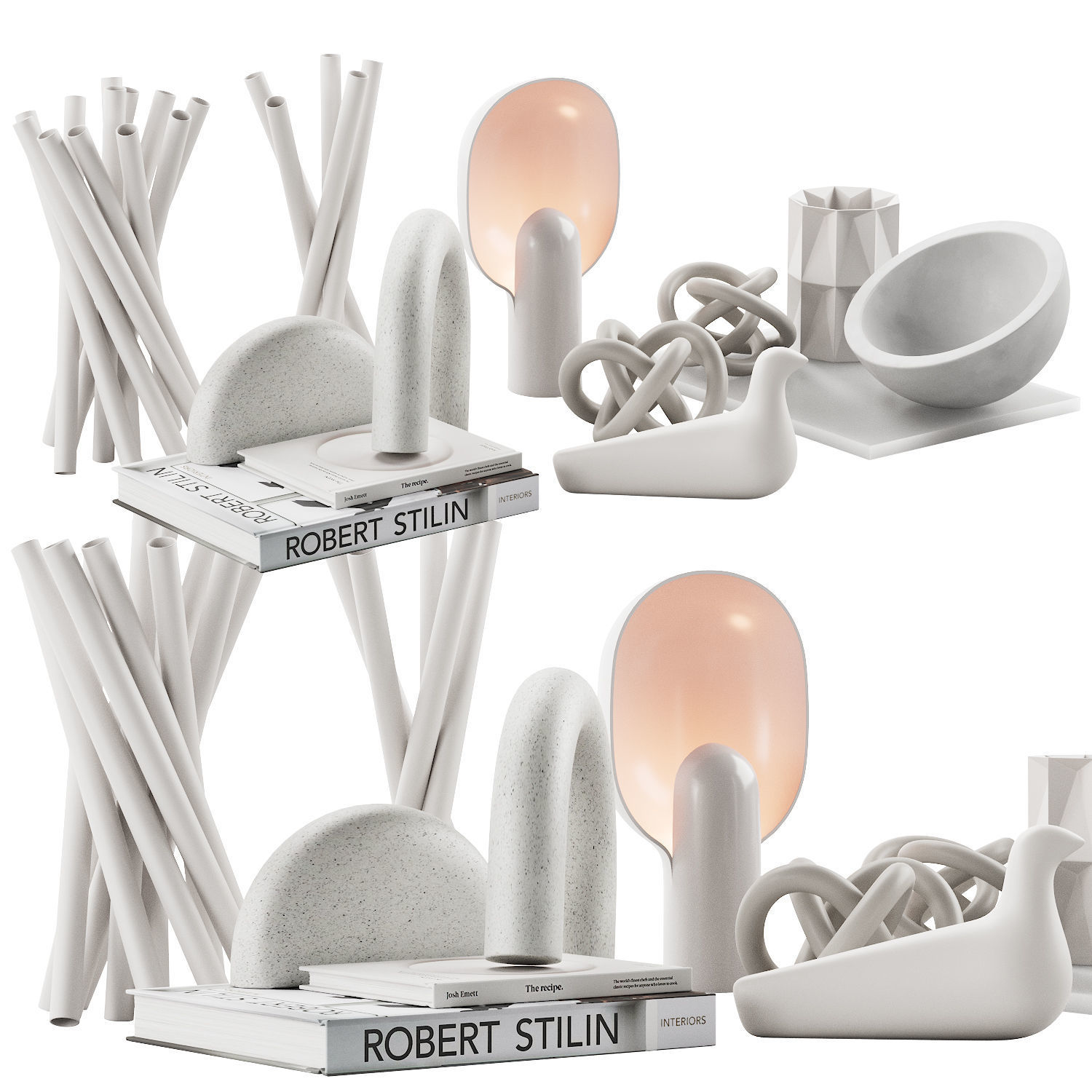 021 WHITE decorative pack PART 1 3D model_13