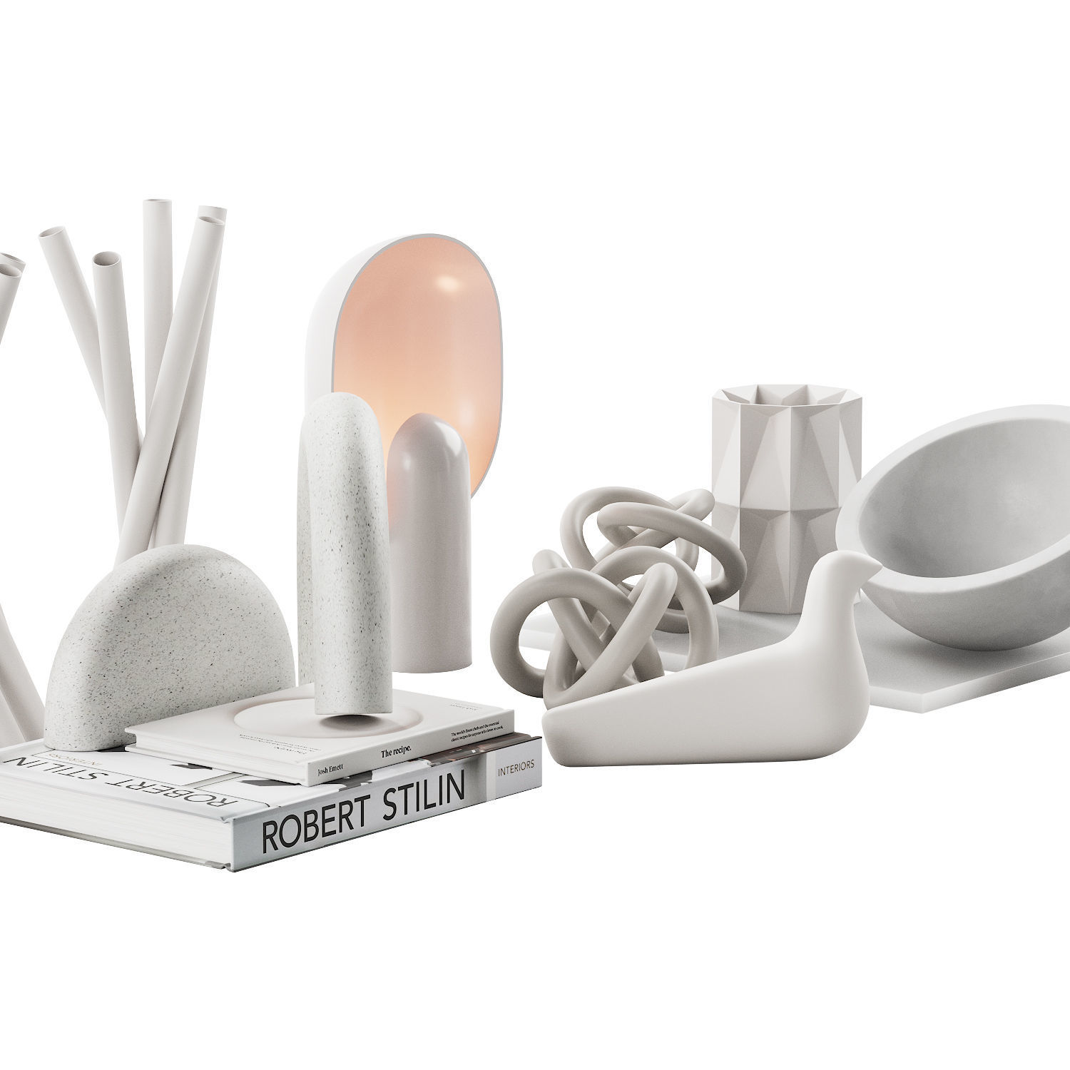 021 WHITE decorative pack PART 1 3D model_9