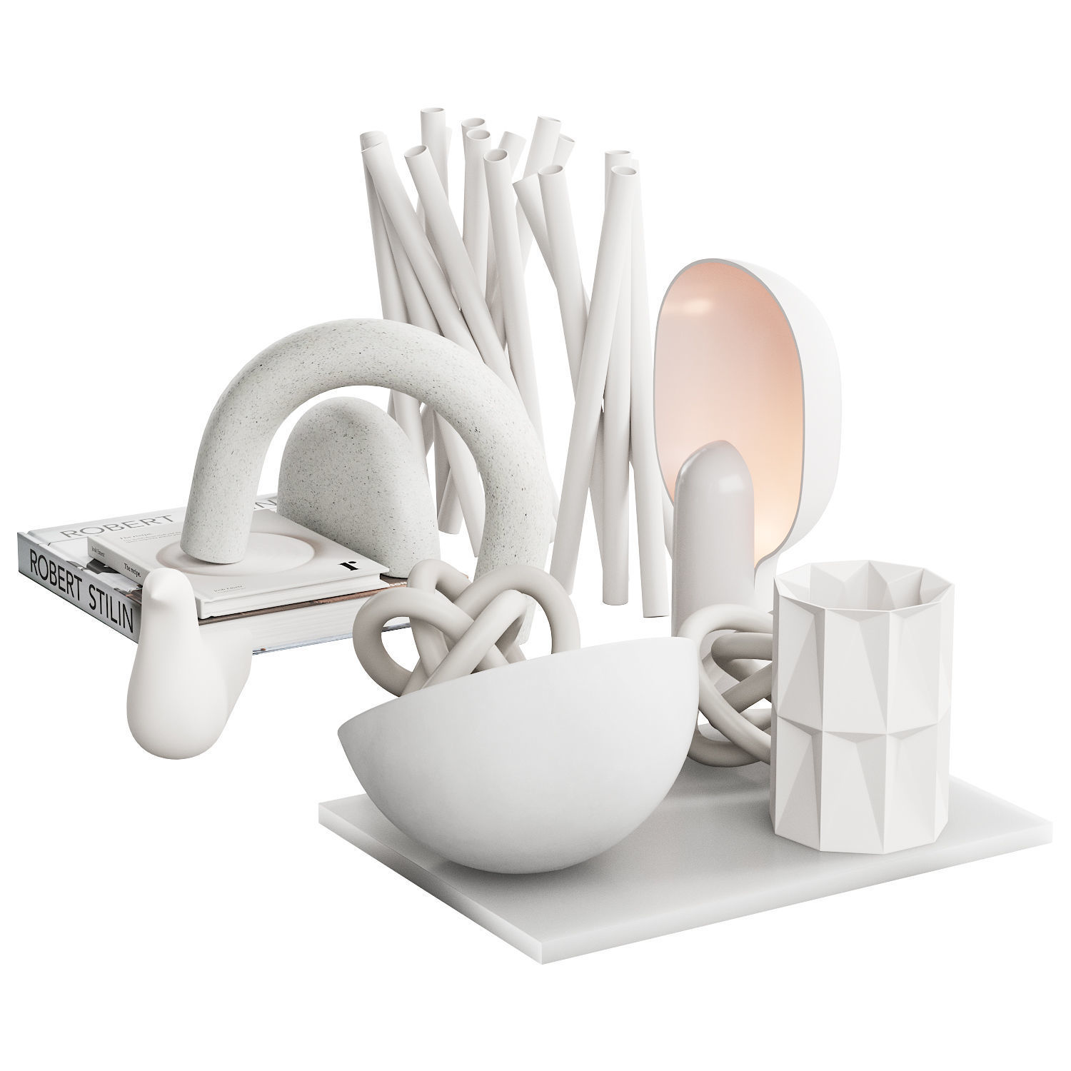 021 WHITE decorative pack PART 1 3D model_7