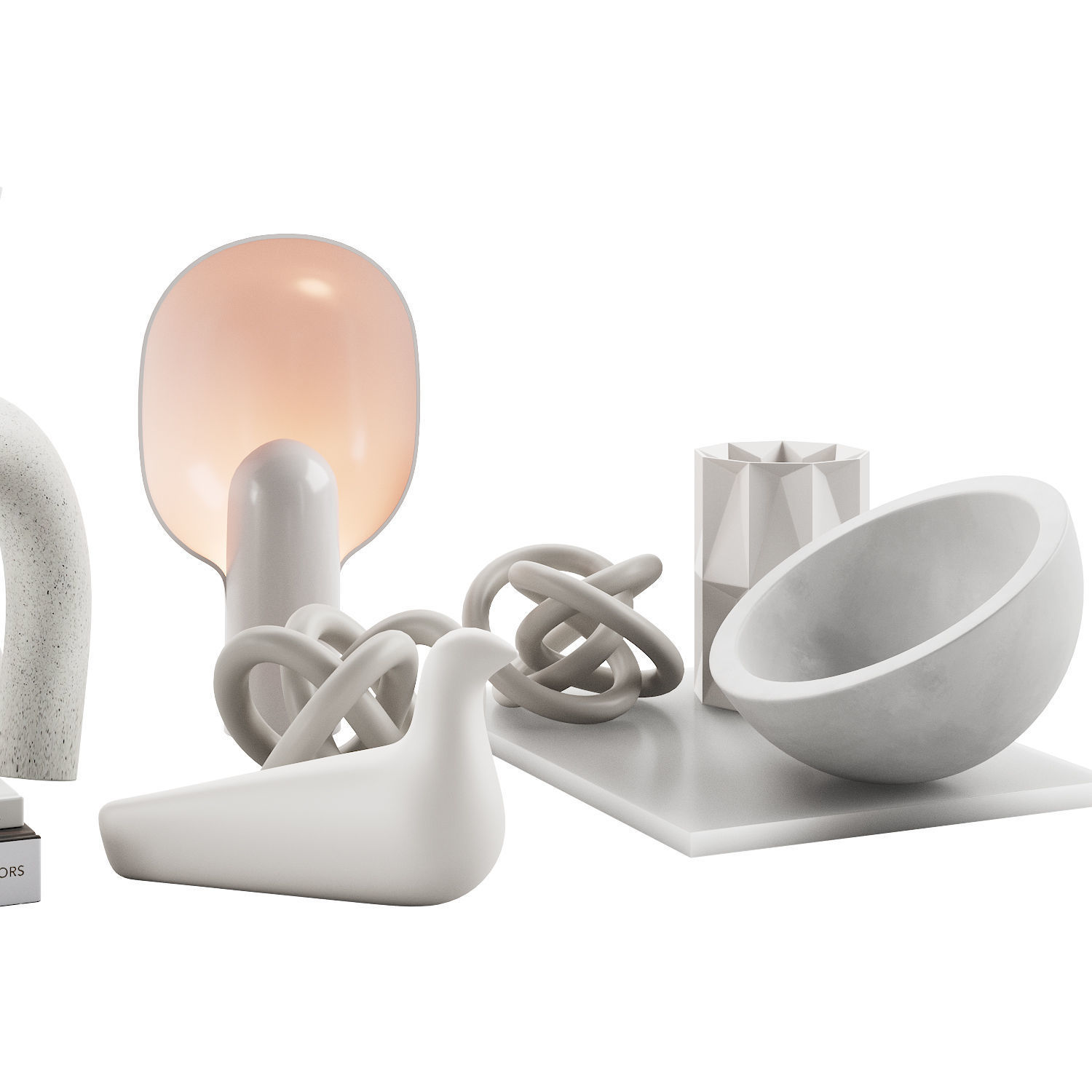 021 WHITE decorative pack PART 1 3D model_4