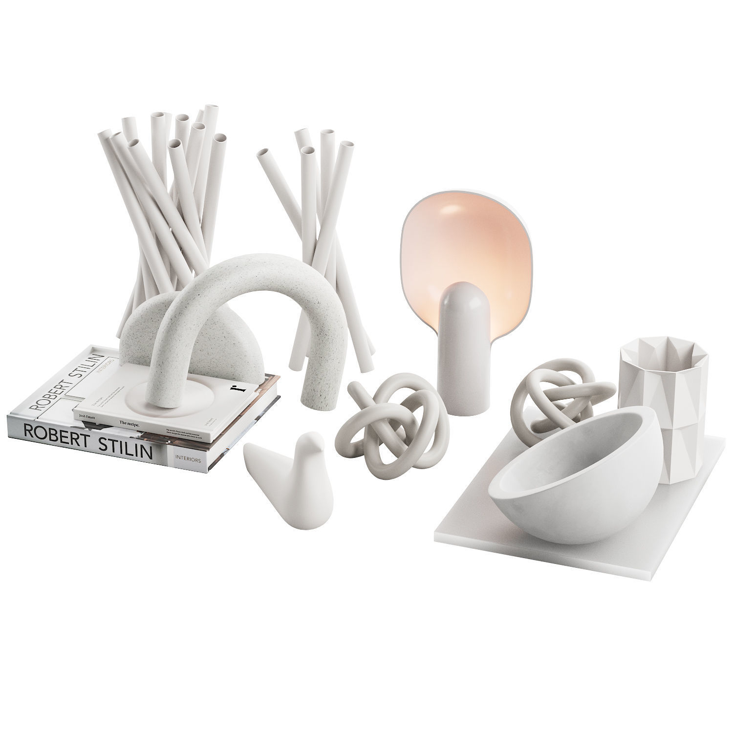 021 WHITE decorative pack PART 1 3D model_2