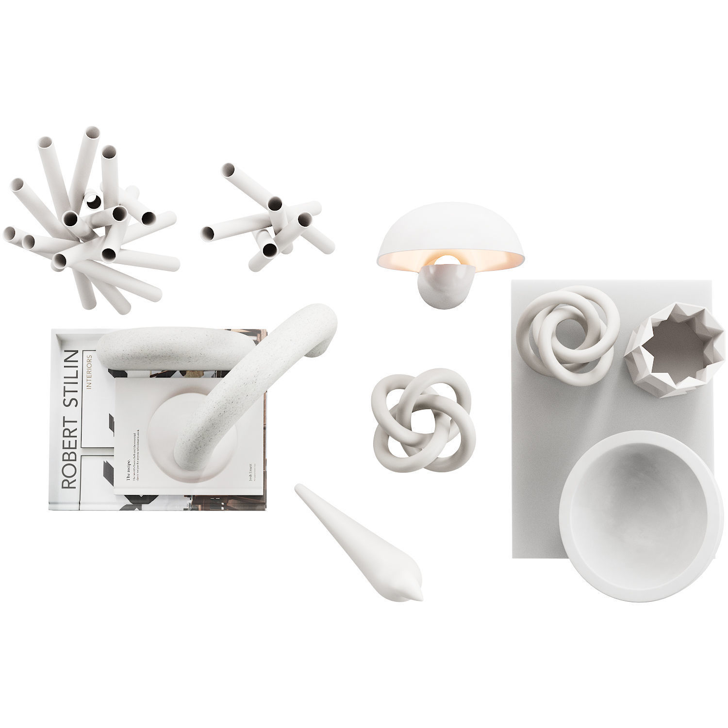 021 WHITE decorative pack PART 1 3D model_11