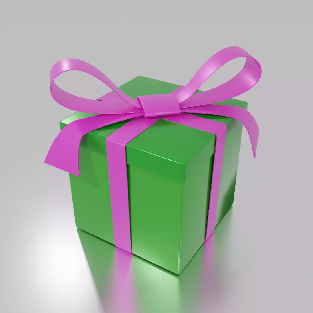 Gift Box 3D Model Free 3D model