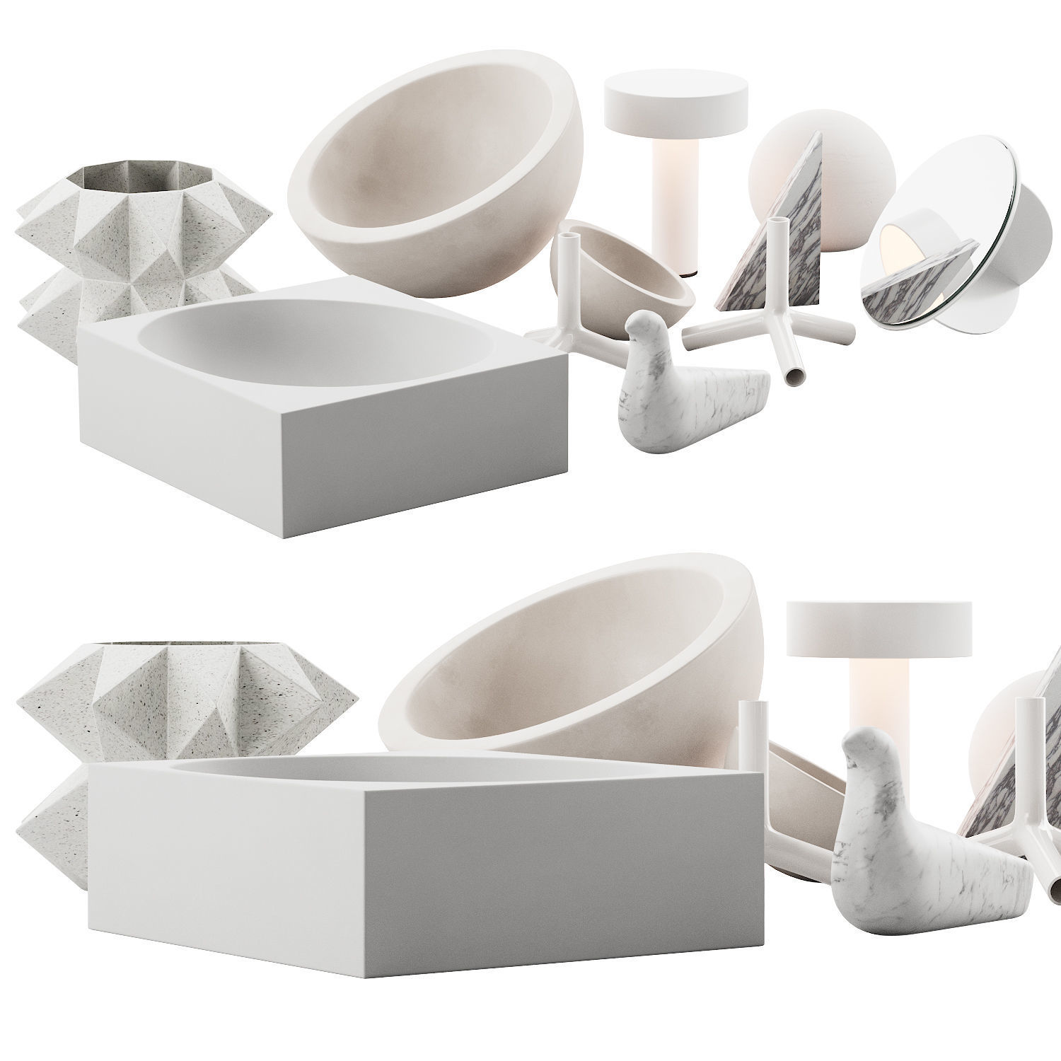 022 WHITE decorative pack PART 2 3D model_12