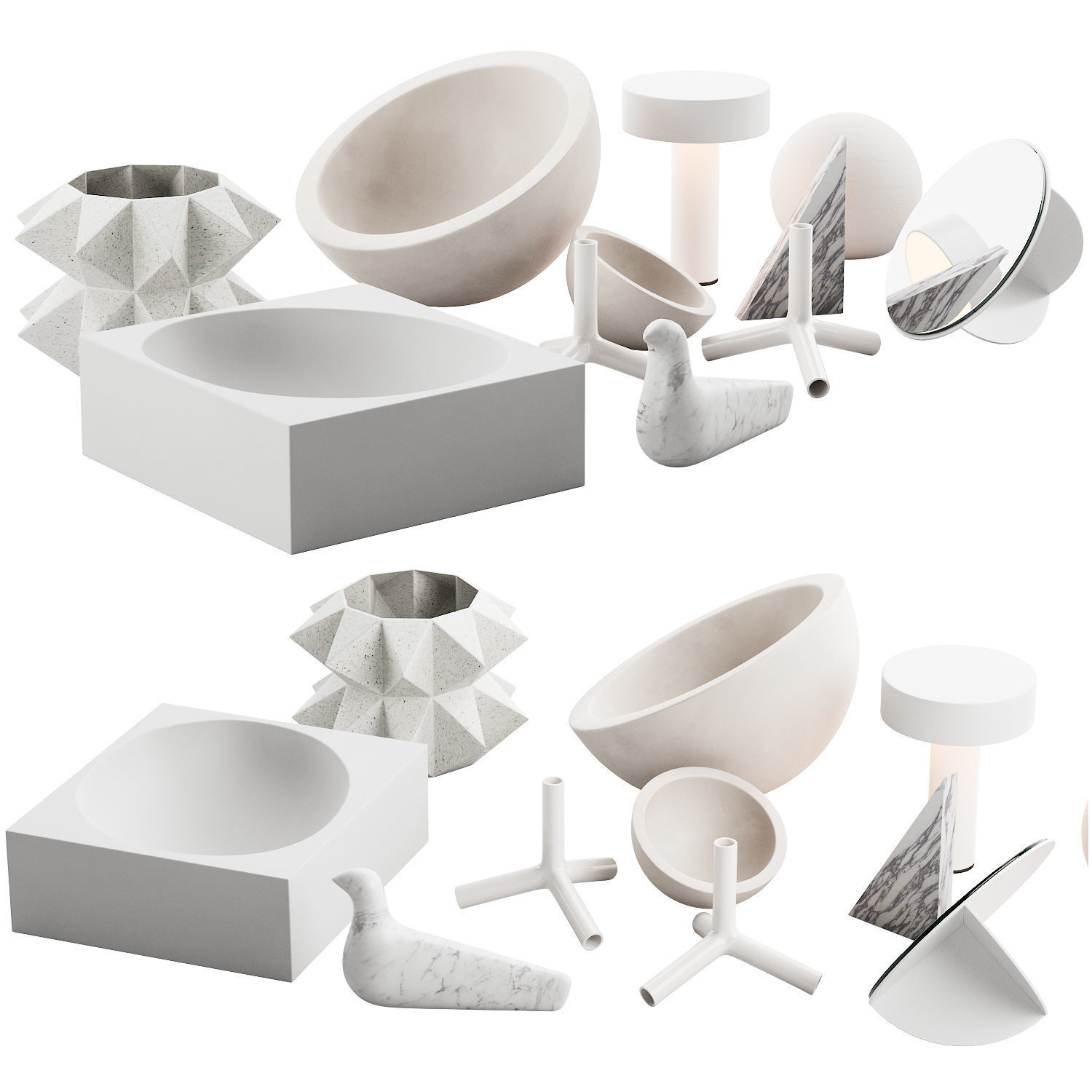 022 WHITE decorative pack PART 2 3D model_14