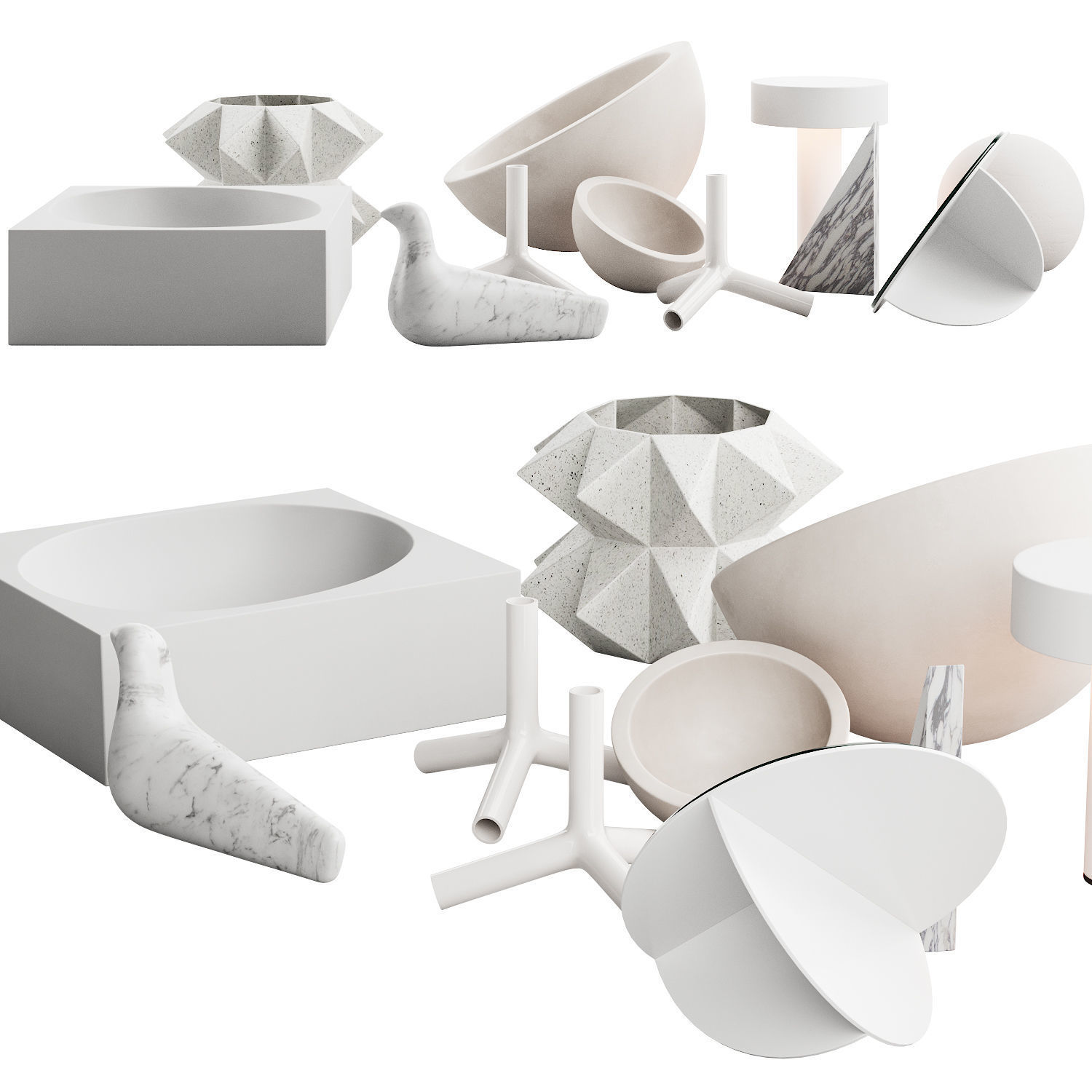 022 WHITE decorative pack PART 2 3D model_18