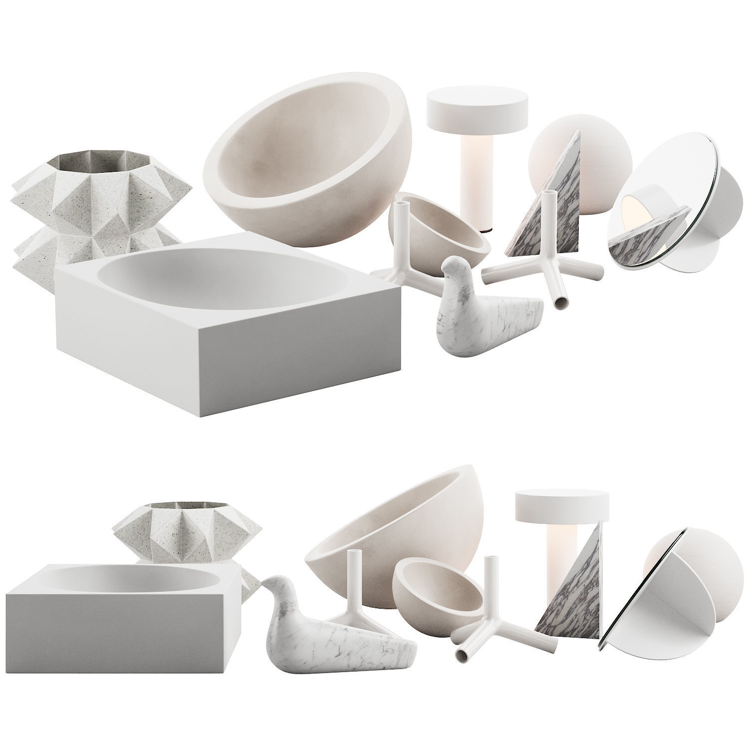022 WHITE decorative pack PART 2 3D model_15
