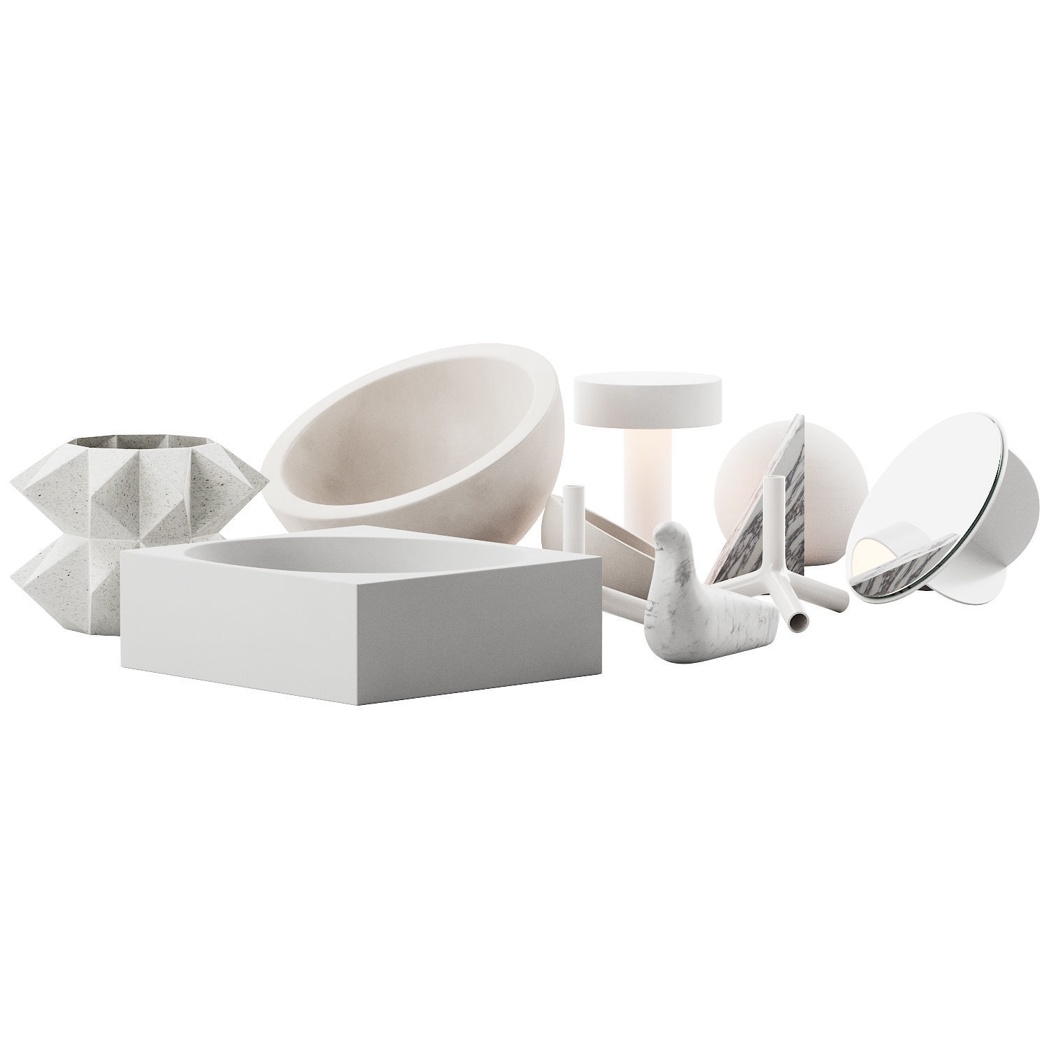 022 WHITE decorative pack PART 2 3D model_3