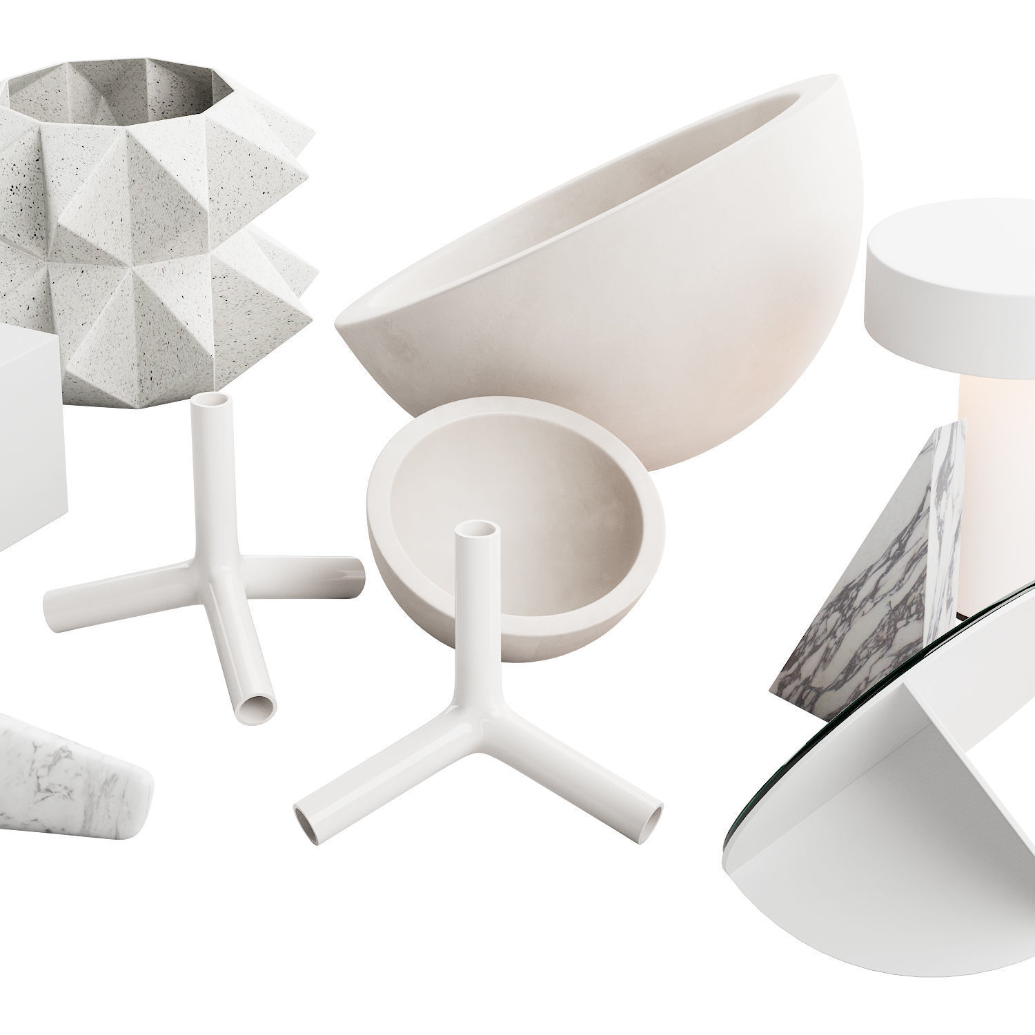 022 WHITE decorative pack PART 2 3D model_8