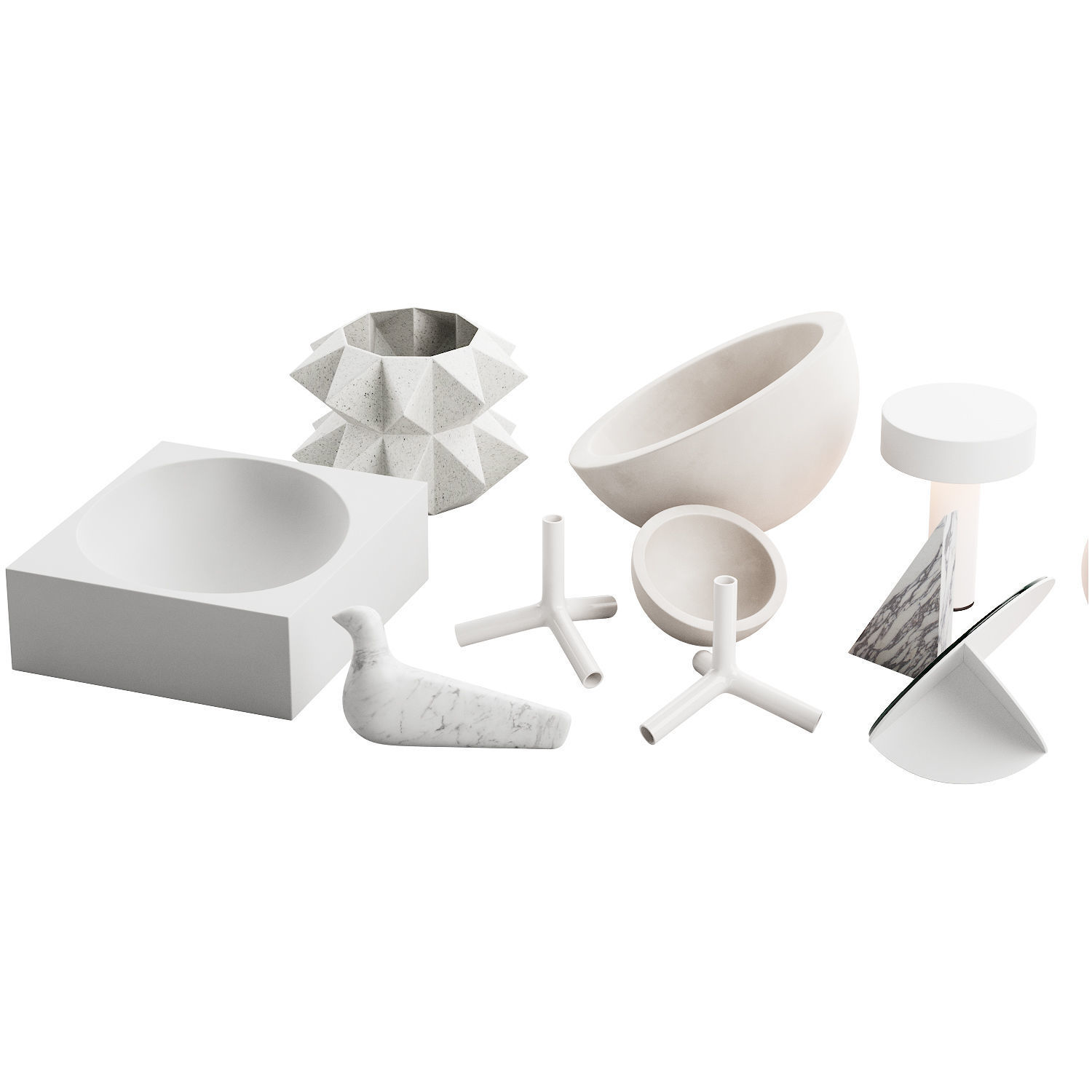 022 WHITE decorative pack PART 2 3D model_2