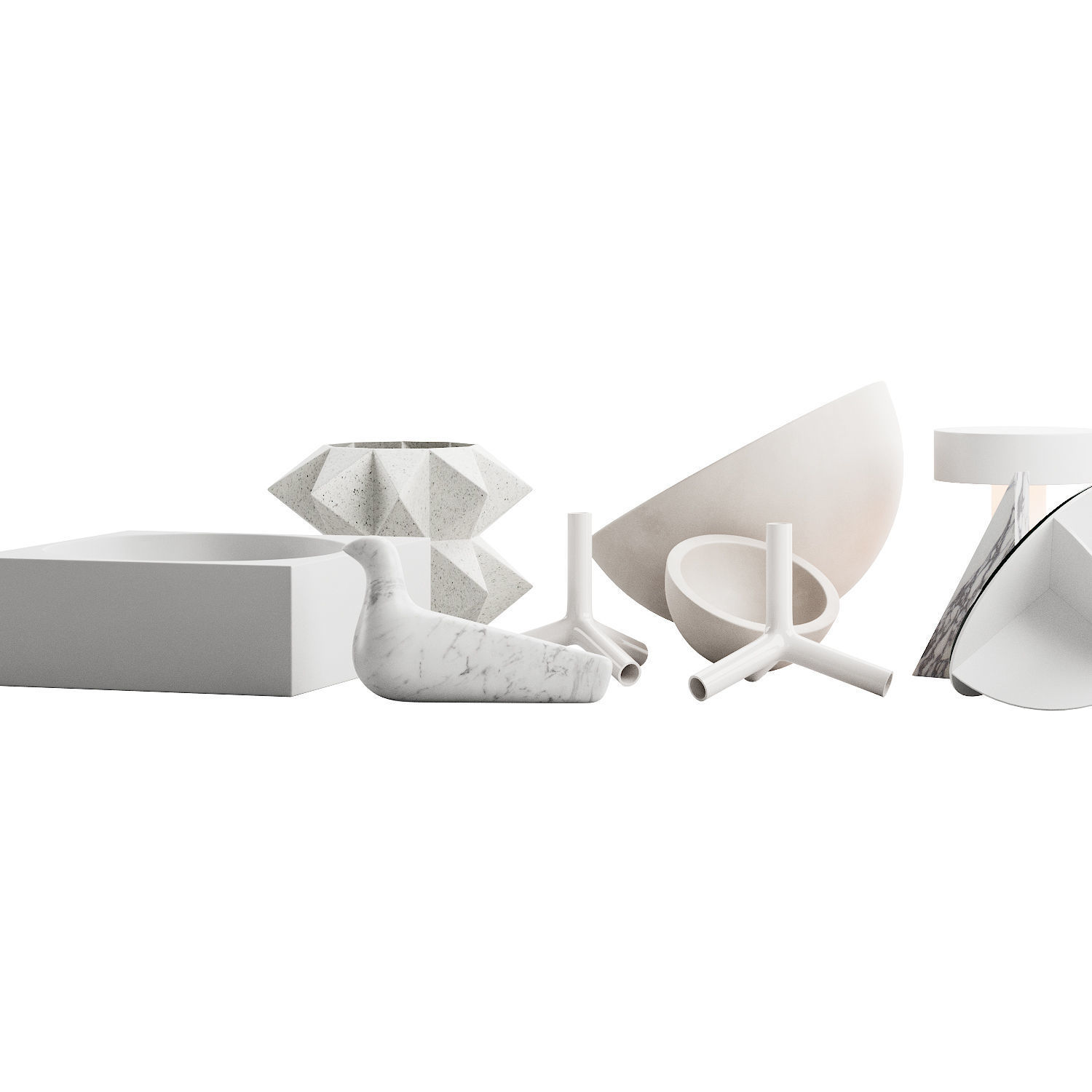 022 WHITE decorative pack PART 2 3D model_10