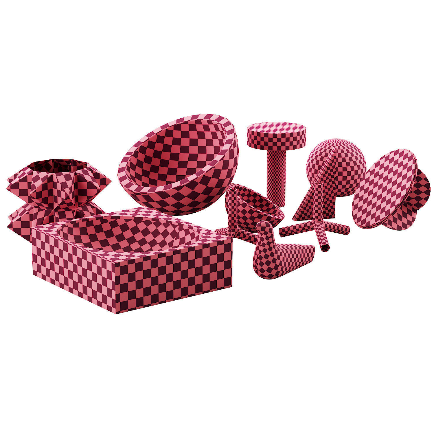 022 WHITE decorative pack PART 2 3D model_19