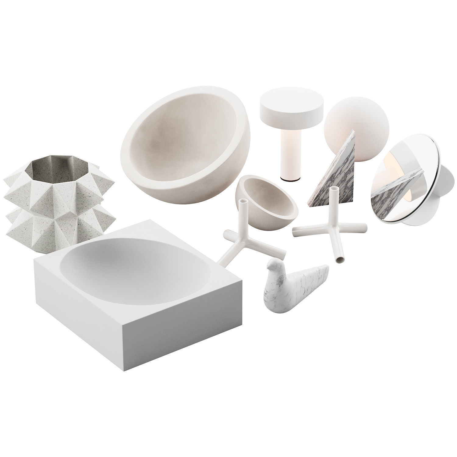 022 WHITE decorative pack PART 2 3D model_5