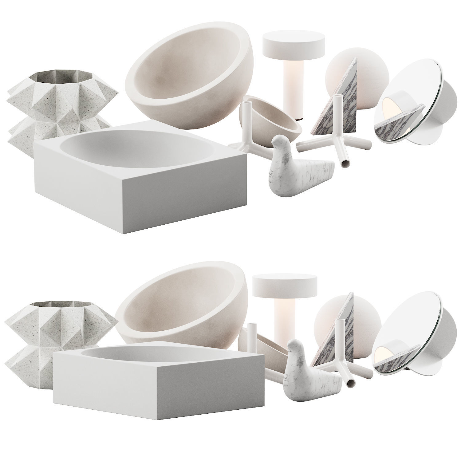 022 WHITE decorative pack PART 2 3D model_13