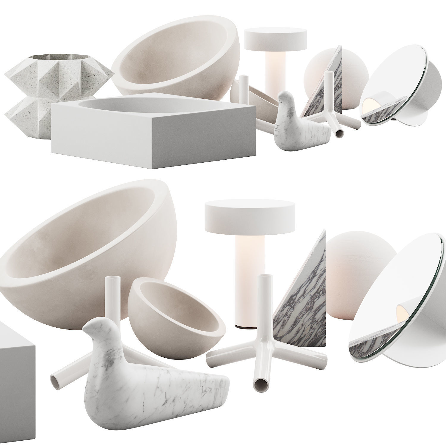 022 WHITE decorative pack PART 2 3D model_16