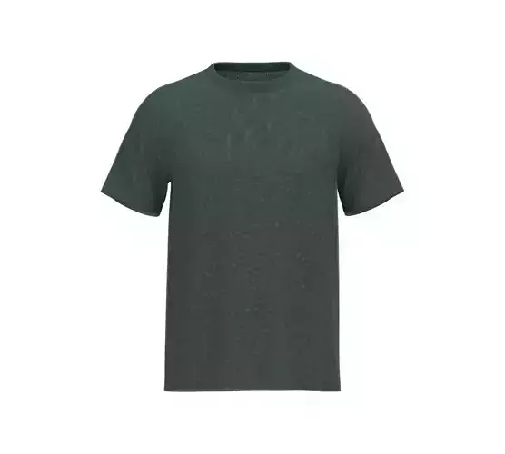 Realstic t shirt with dxf sewing pattern 3D model