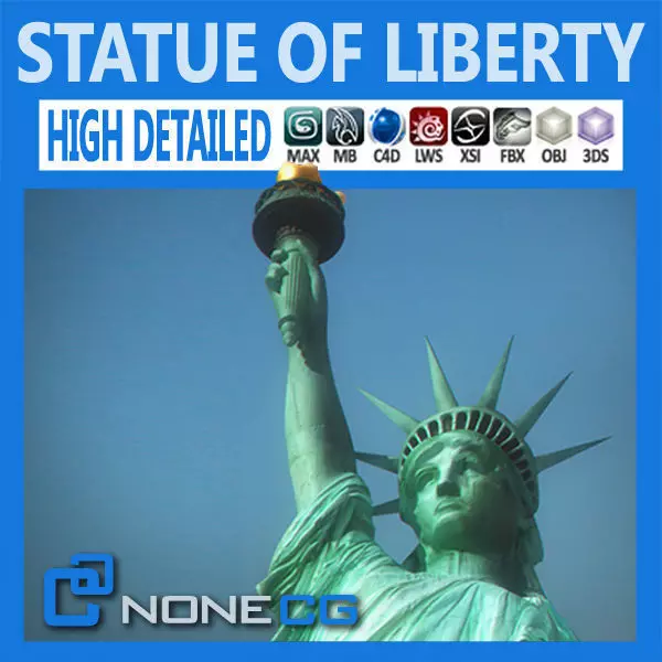 Statue of Liberty 3D model_0