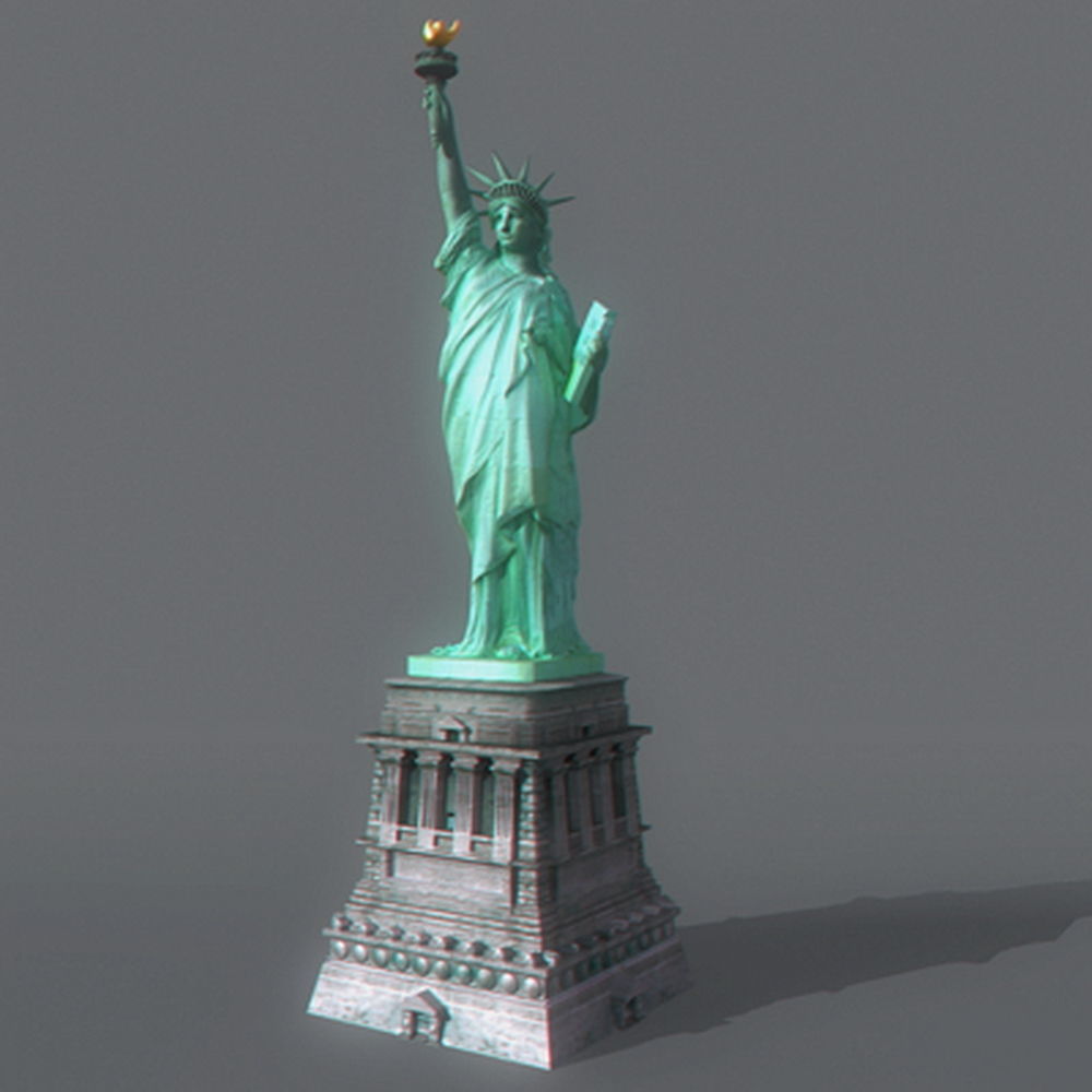 Statue of Liberty 3D model_5