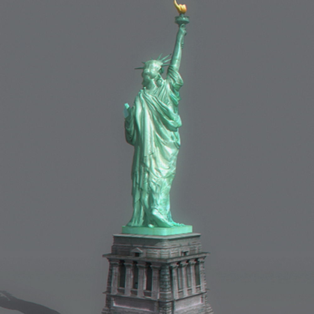 Statue of Liberty 3D model_6