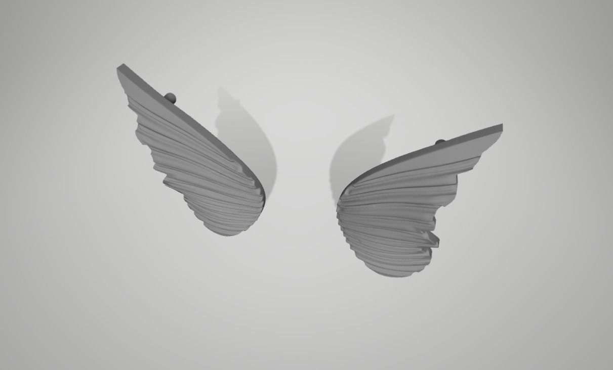 Angel pendant 3D print model_6