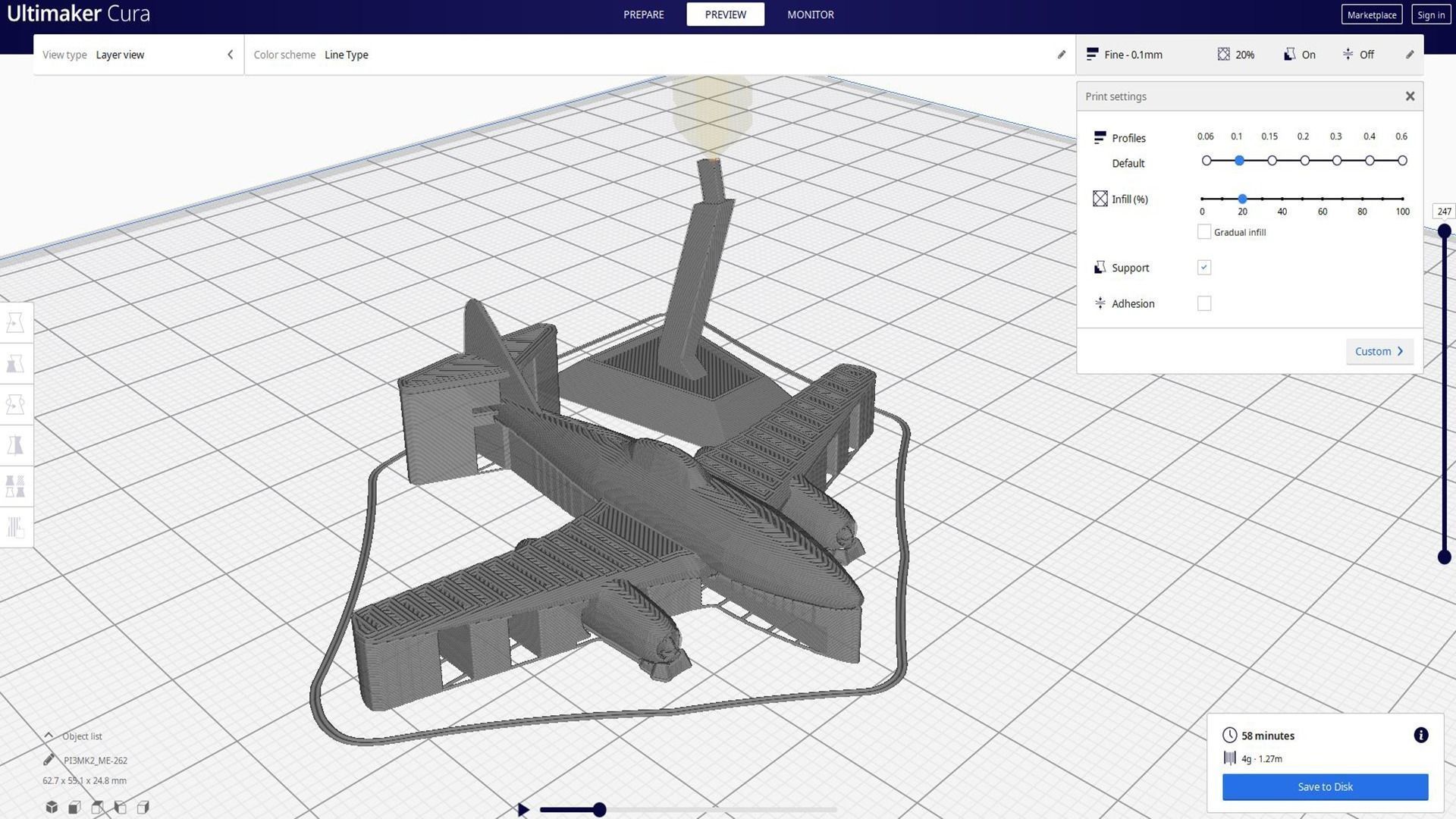 Me 262 Plane  3D print model_7