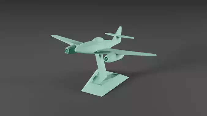Me 262 Plane  3D print model