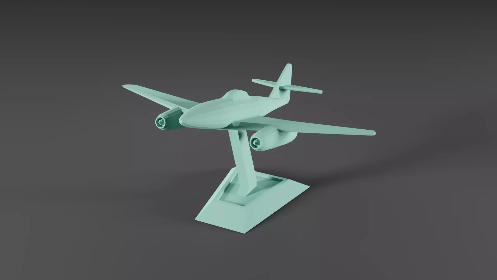Me 262 Plane  3D print model_0