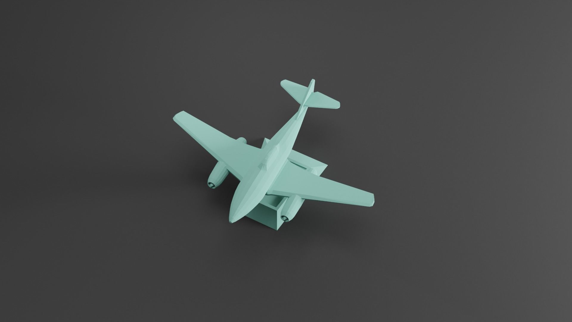Me 262 Plane  3D print model_2