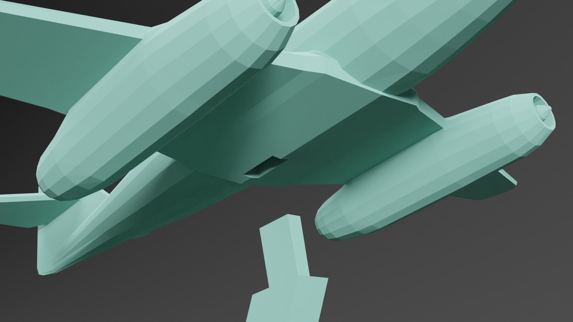 Me 262 Plane  3D print model_4