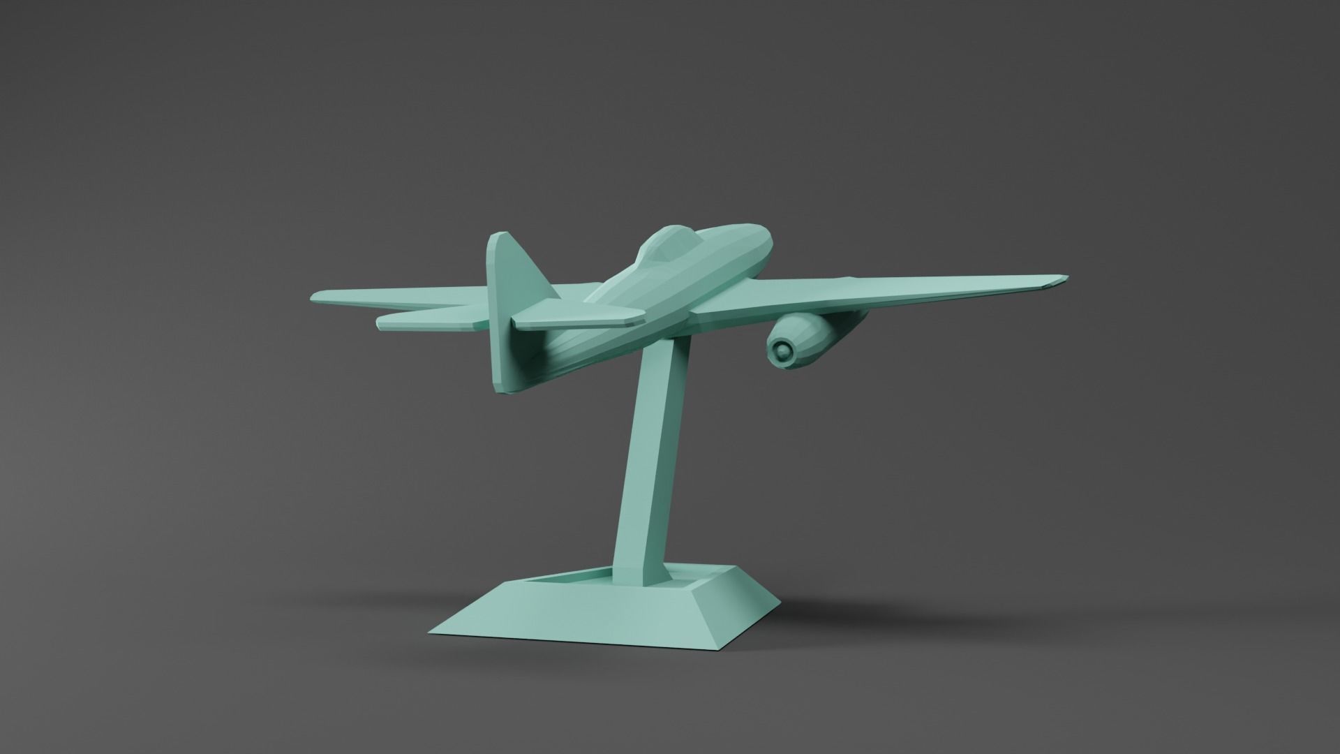 Me 262 Plane  3D print model_1