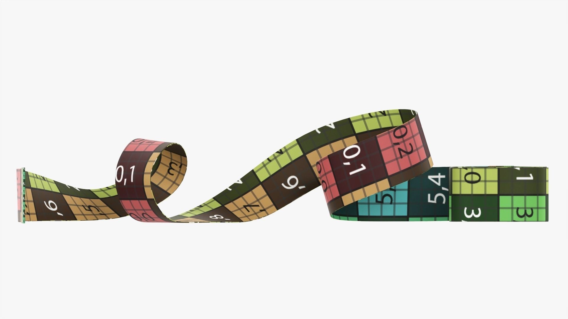 Tailor measuring tape 01 3D model_15