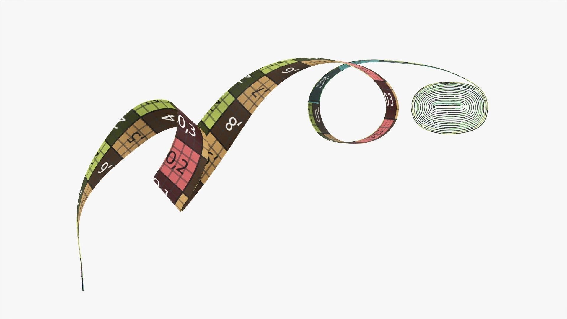 Tailor measuring tape 01 3D model_17