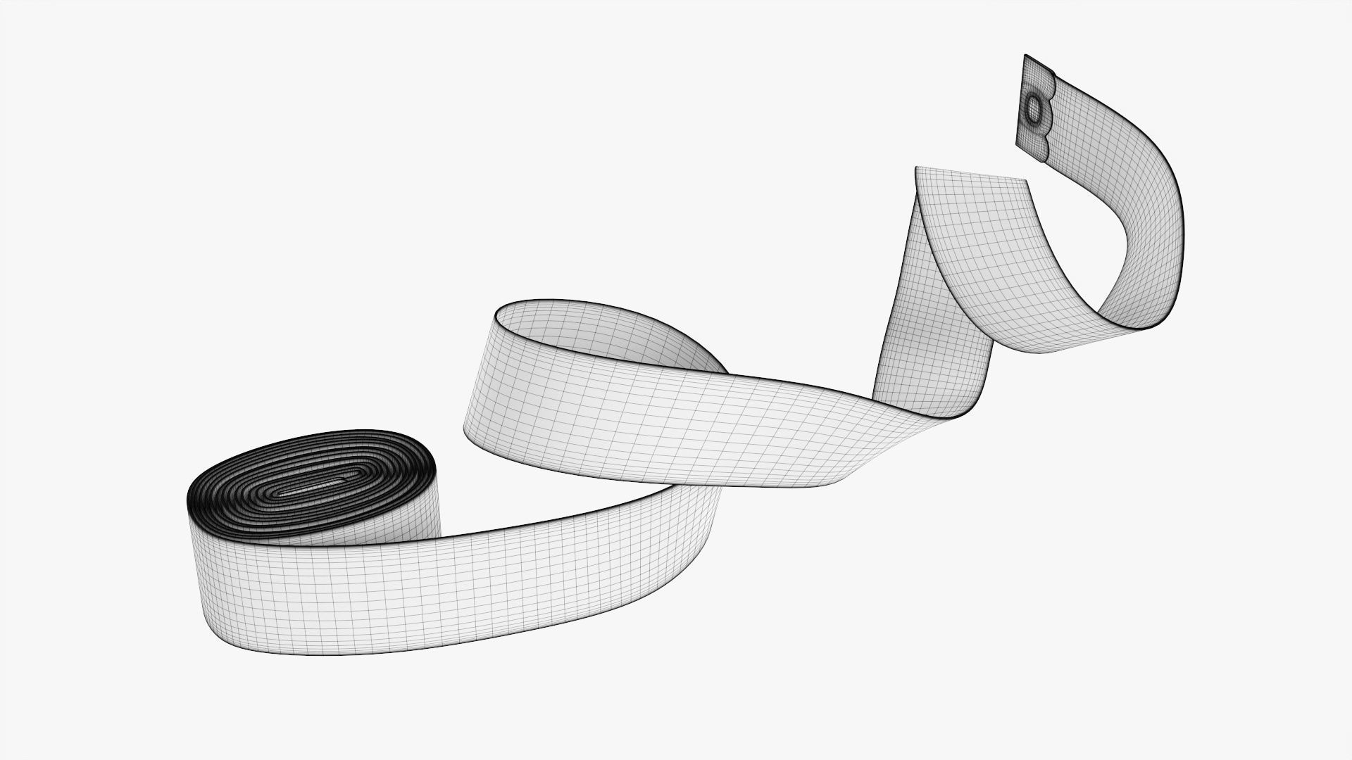 Tailor measuring tape 01 3D model_7