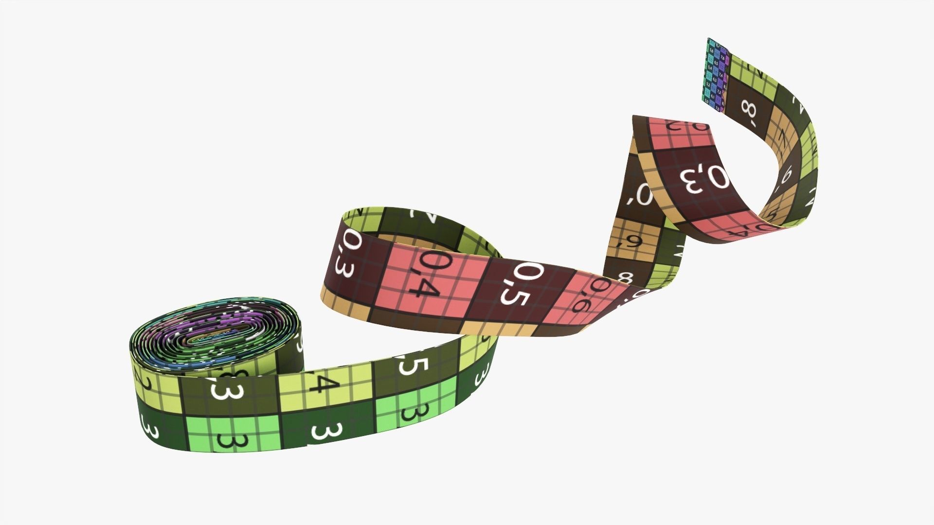 Tailor measuring tape 01 3D model_13