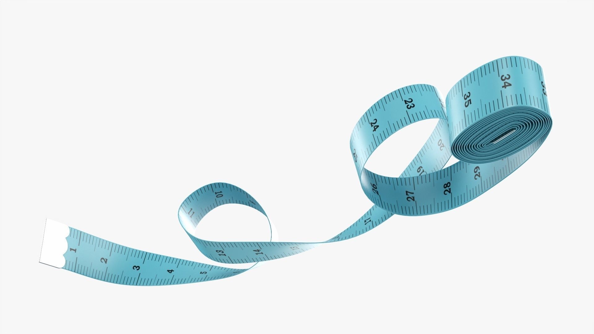 Tailor measuring tape 01 3D model_2