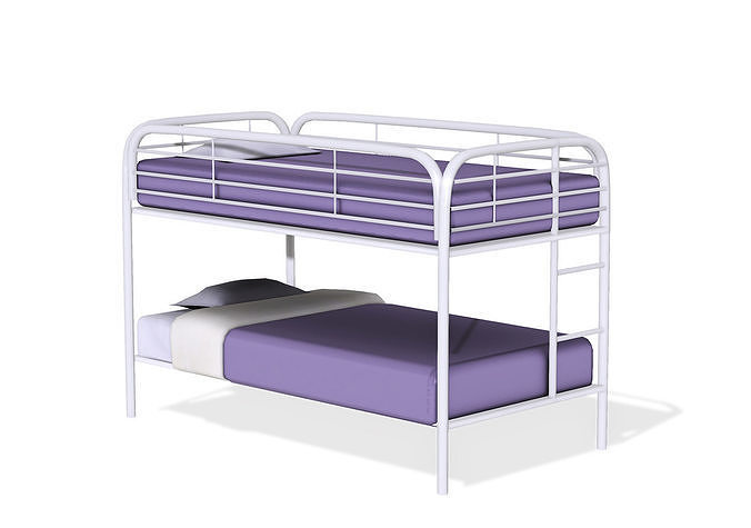 Bunker Bed Low-poly 3D model
