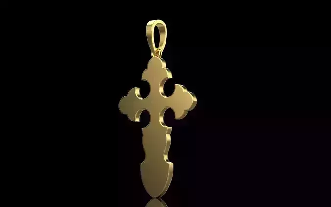 Simple cross ornament 