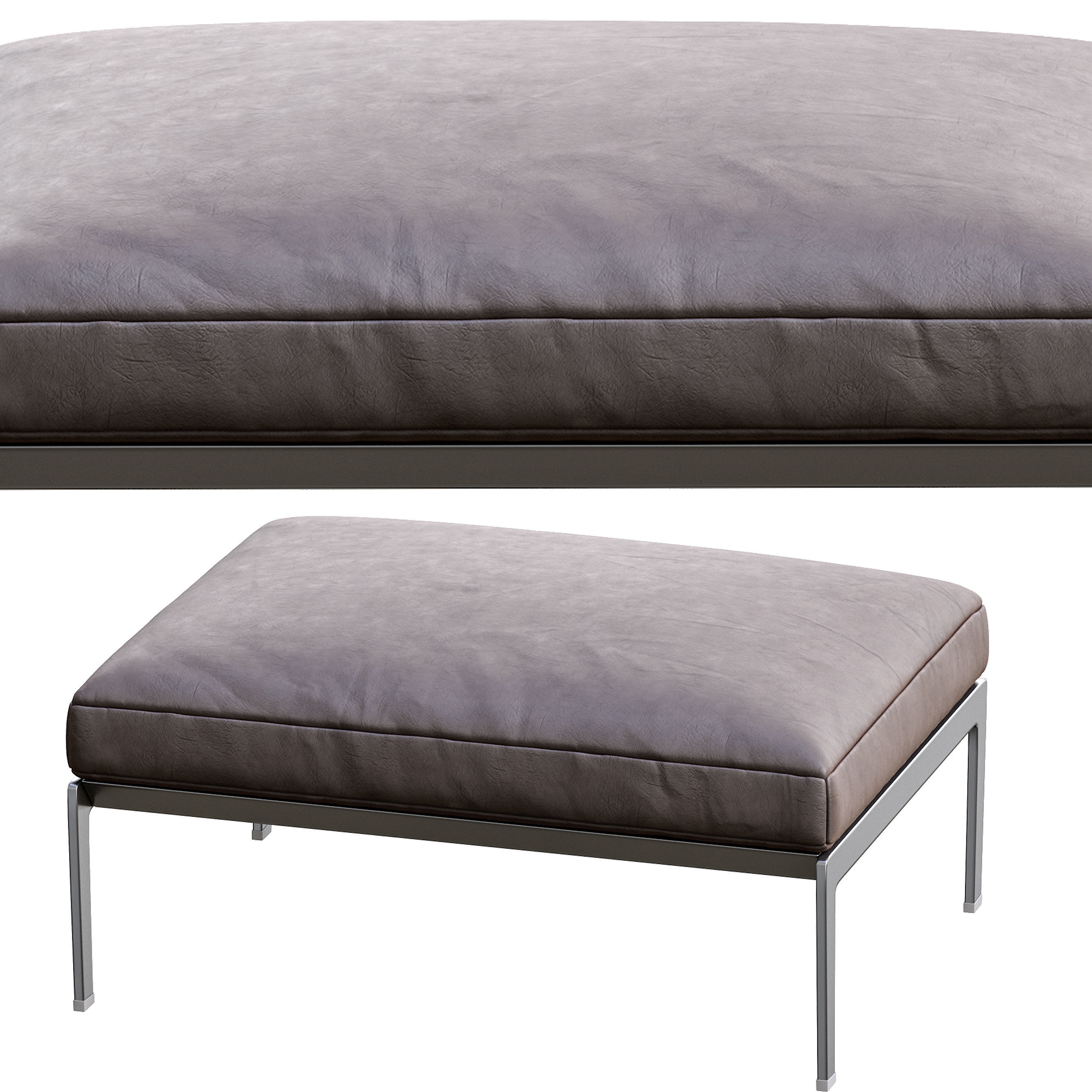 Lifesteel Pouf By Flexform 3D model_2