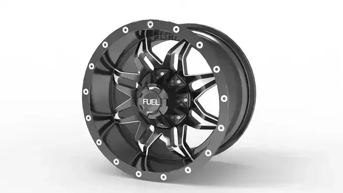 Fuel Lethal wheel rim model 3D print model