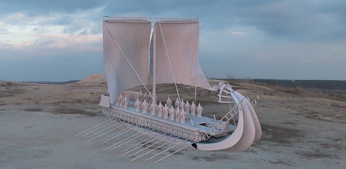 Greek Ship 3D model