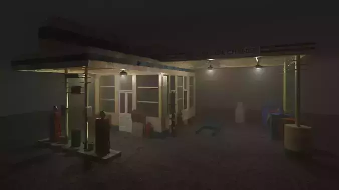 Old Gasoline Station