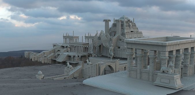 Ancient Egyptian City 3D model